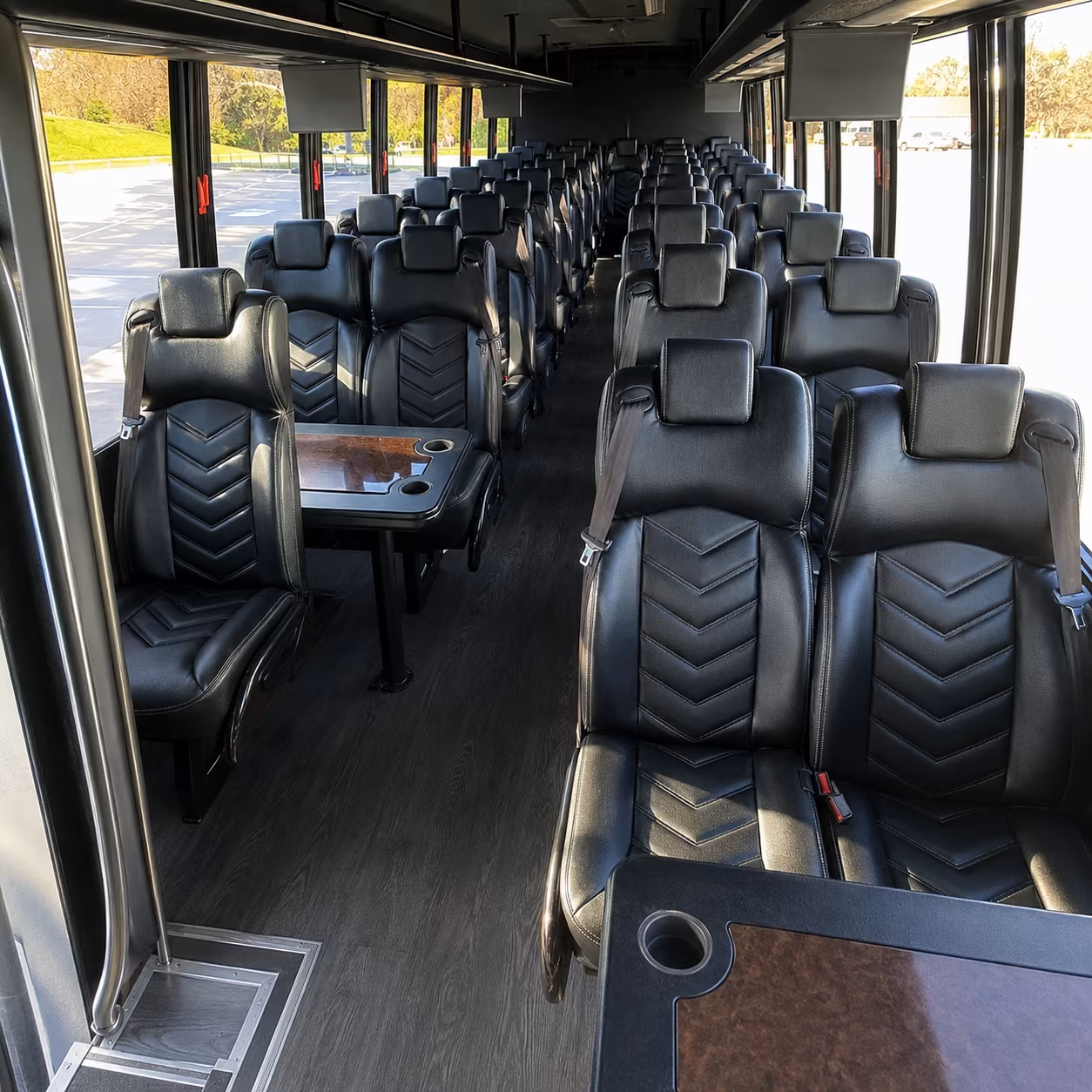 bus rentals for casper wine tours with large groups