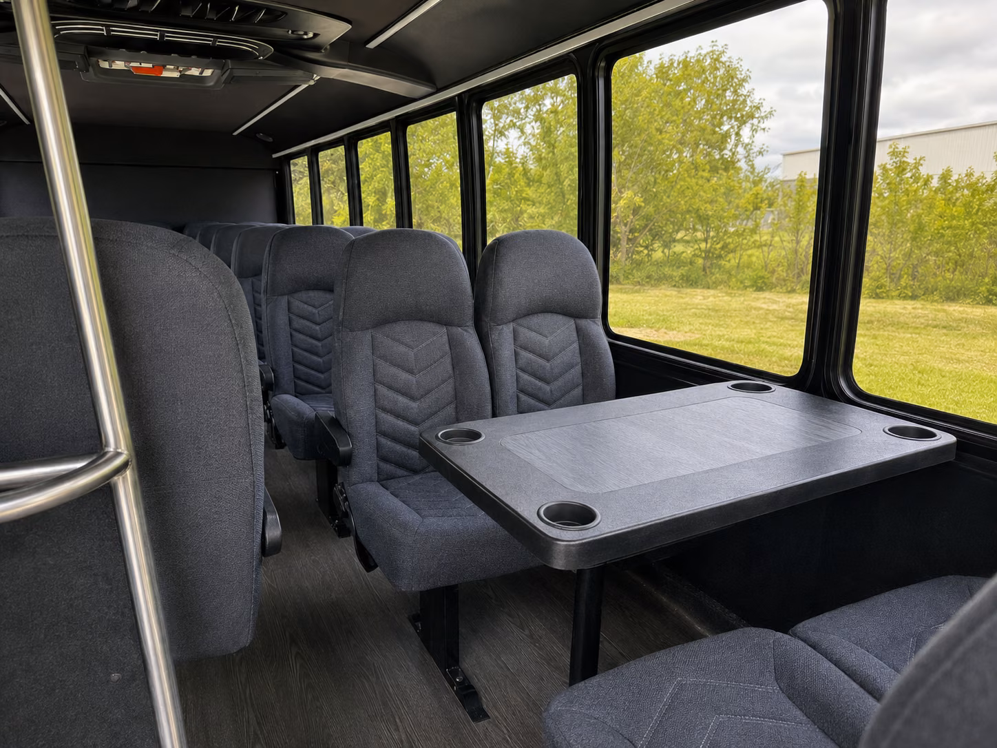 casper 15 passenger minibus inside