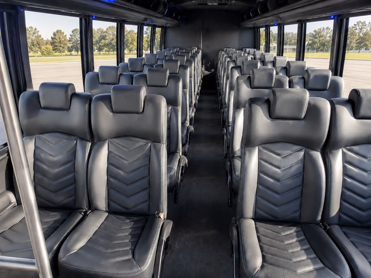 casper 18 passenger minibus inside