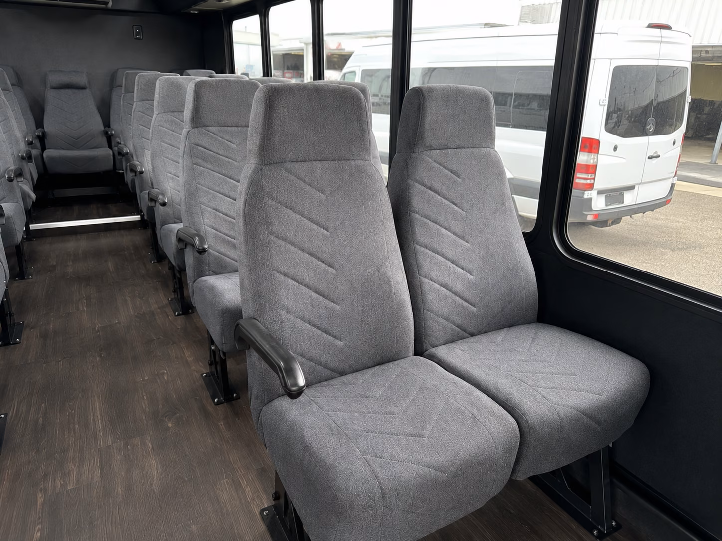 casper 18 passenger minibus interior