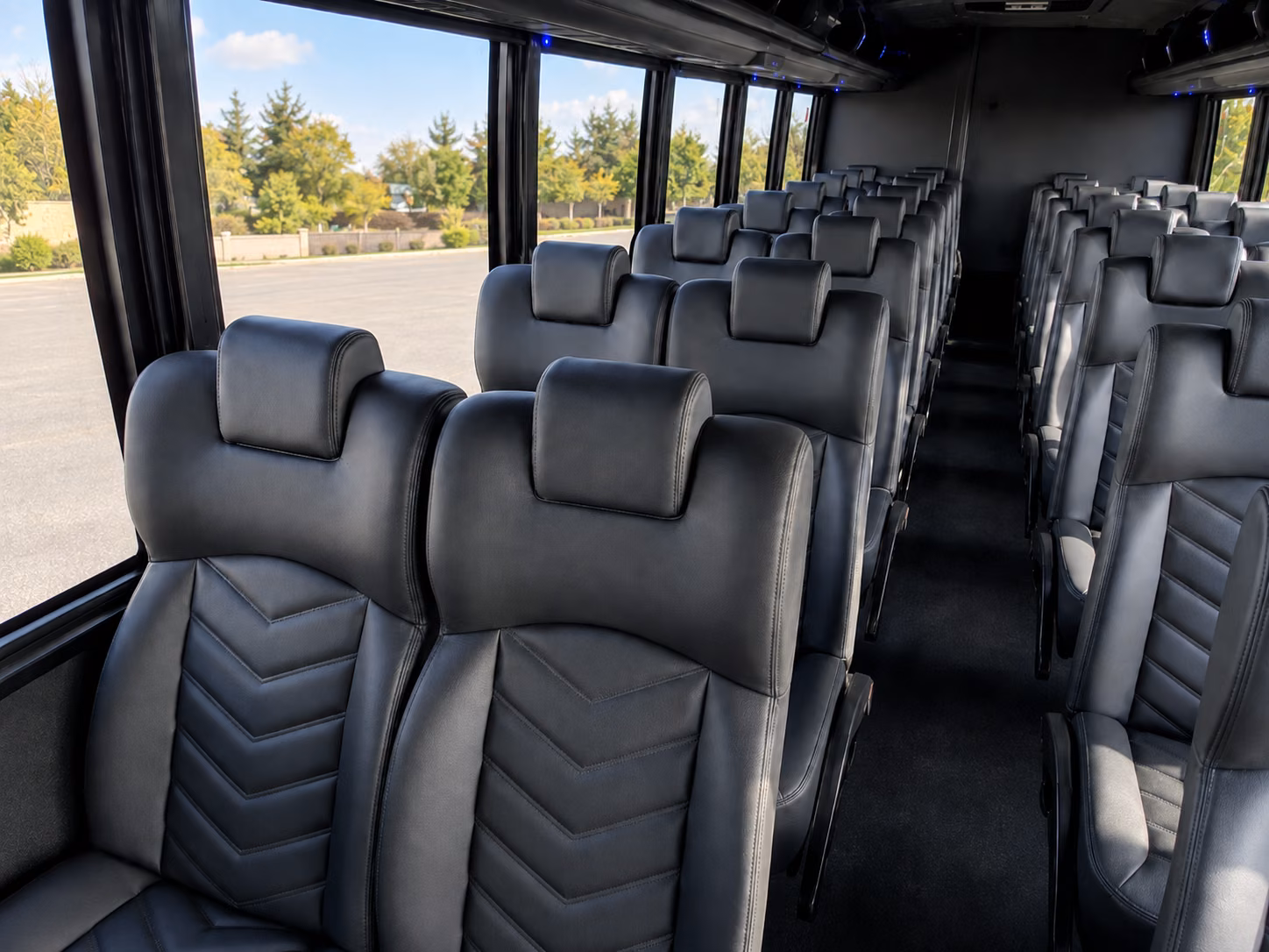 casper 20 passenger minibus interior