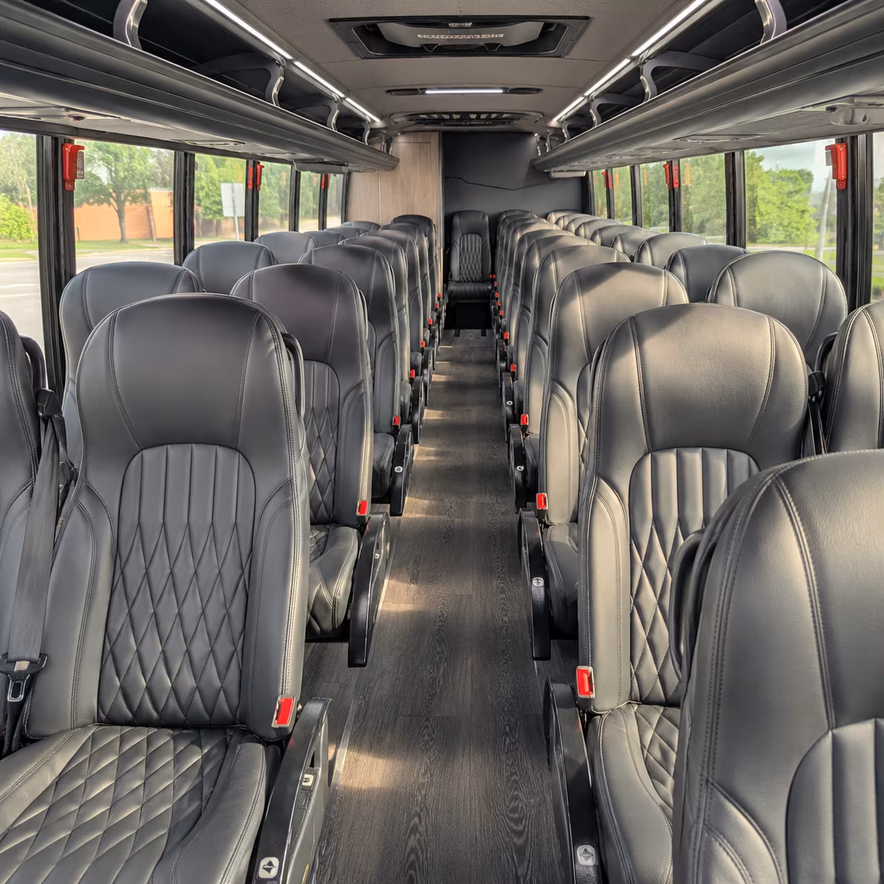 casper 25 passenger minibus inside