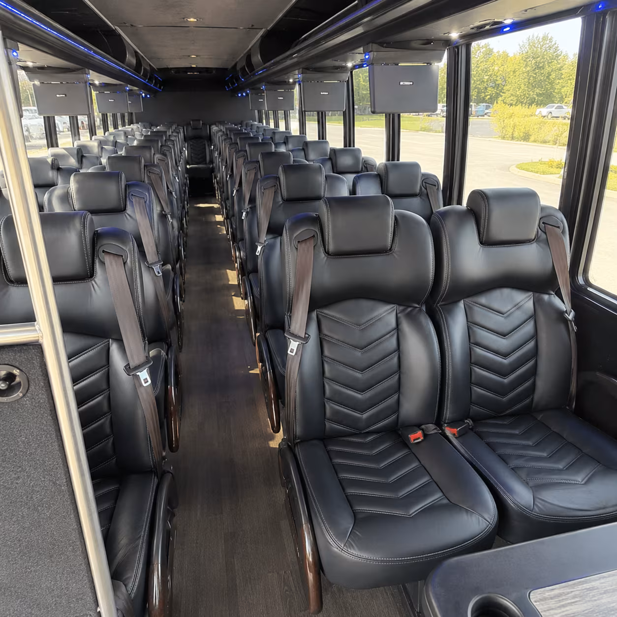 casper 25 passenger minibus interior