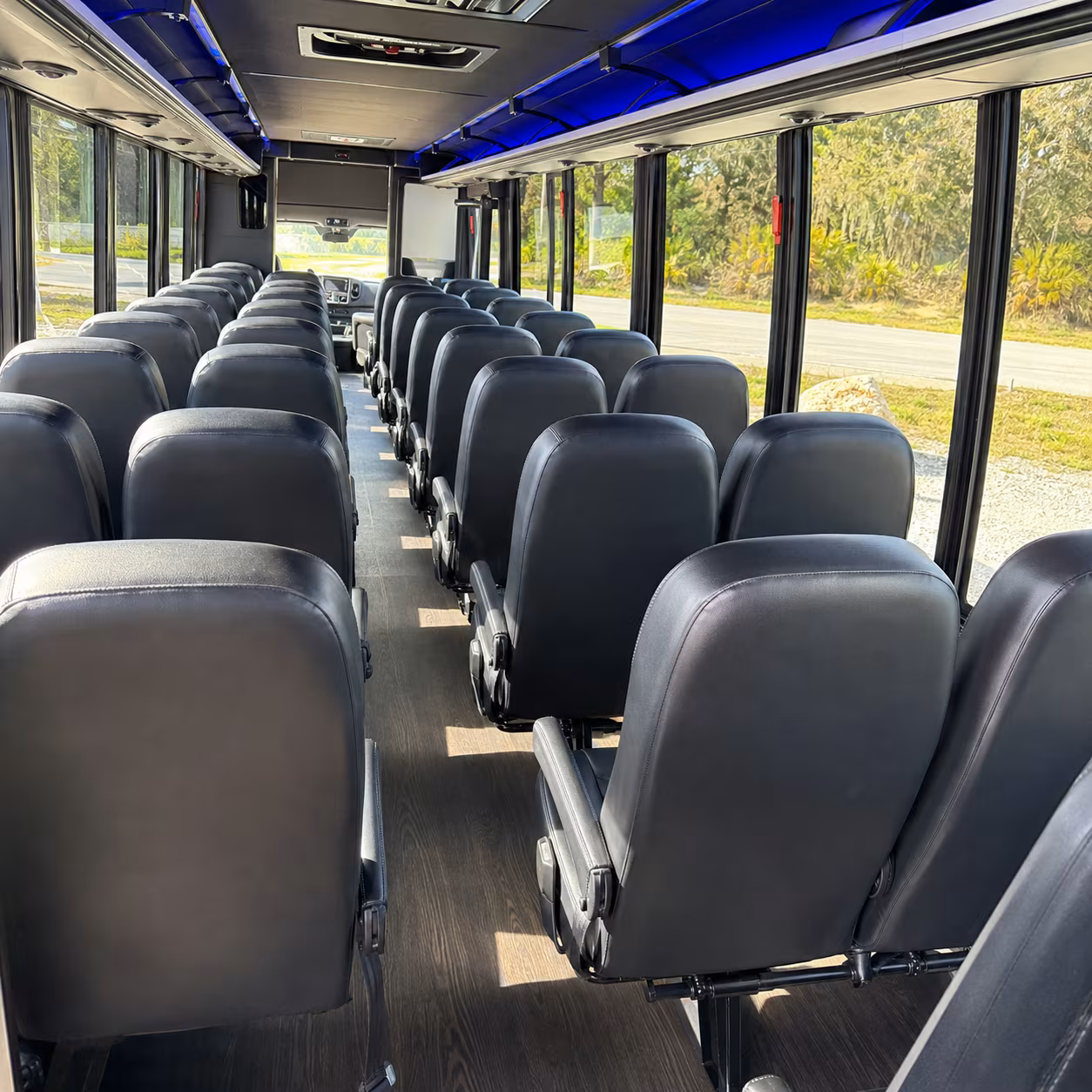 casper 28 passenger minibus inside