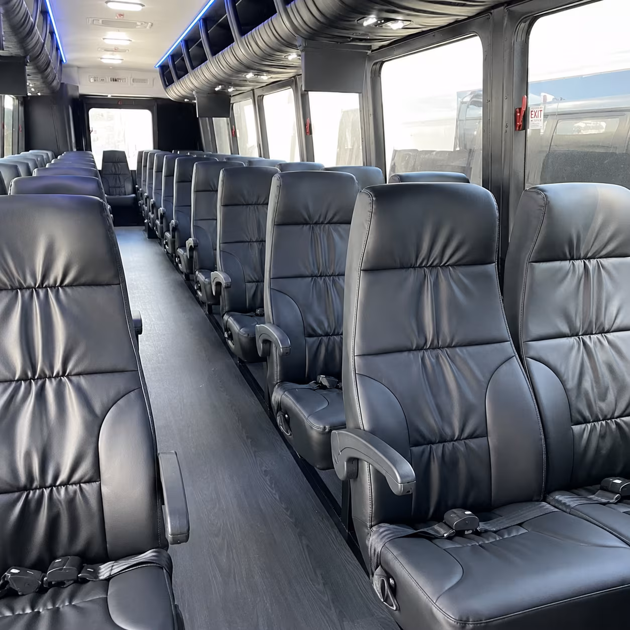 casper 30 passenger minibus inside