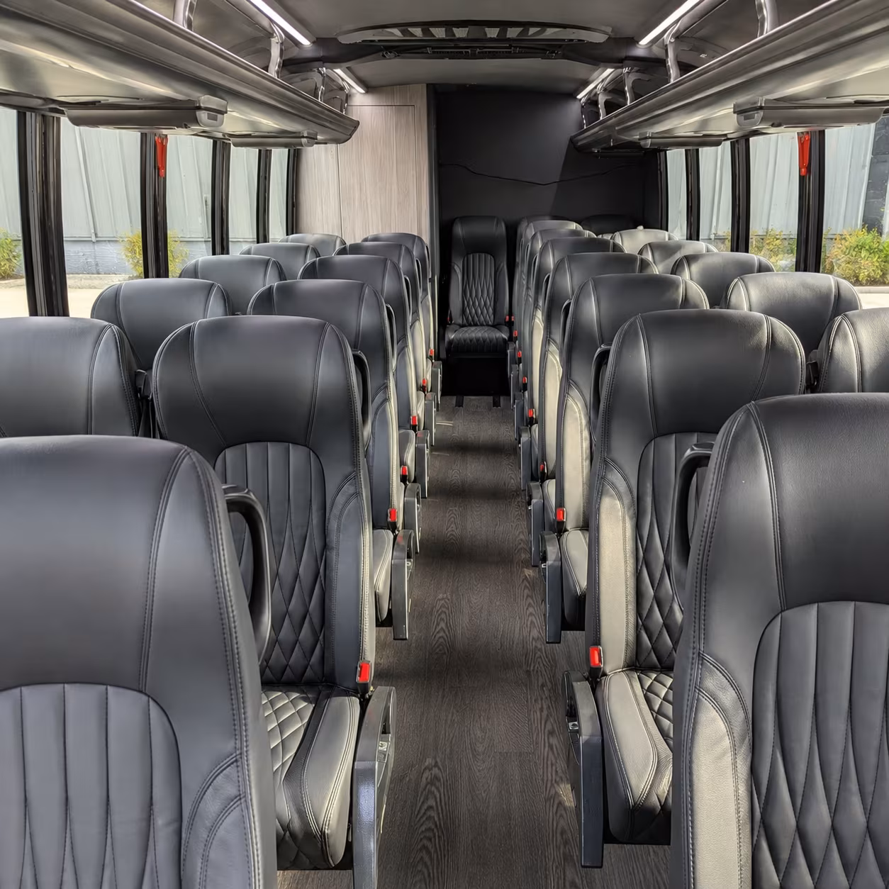 casper 30 passenger minibus interior
