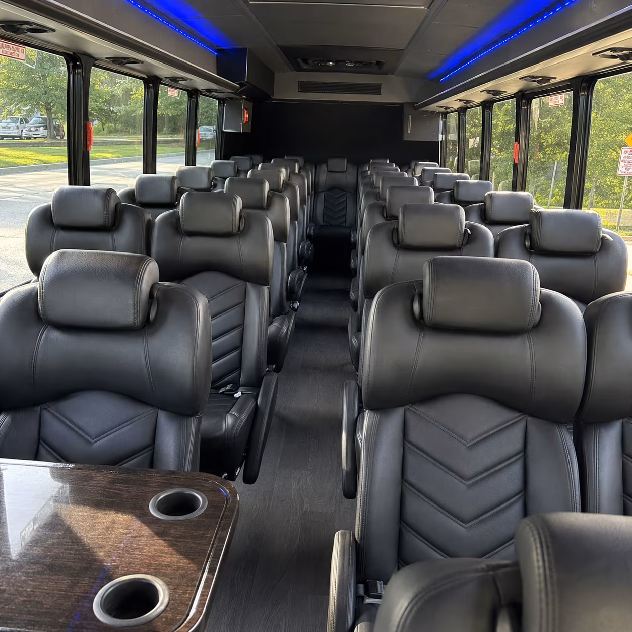 casper 35 passenger minibus inside