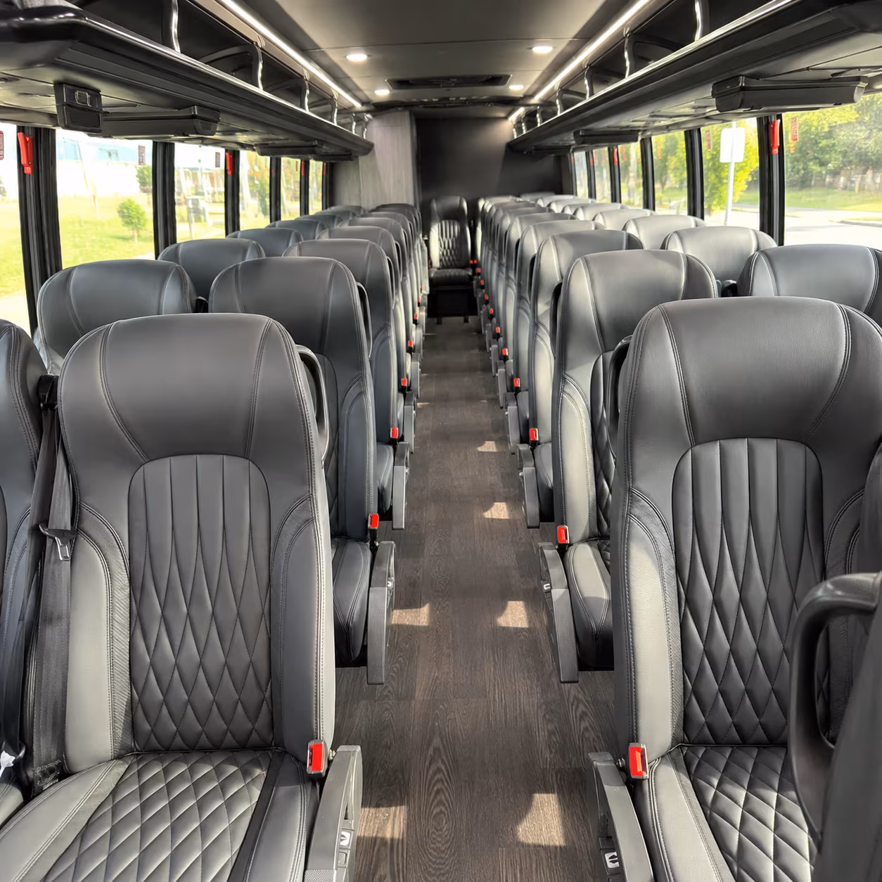 casper 35 passenger minibus interior