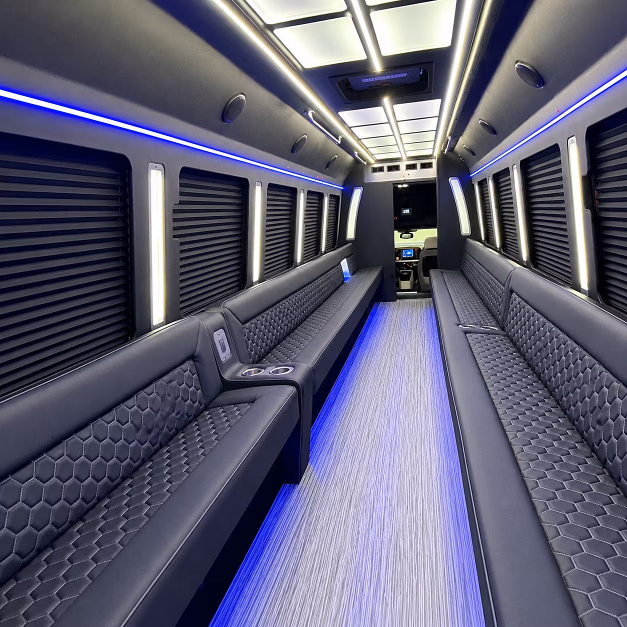 casper party bus inside