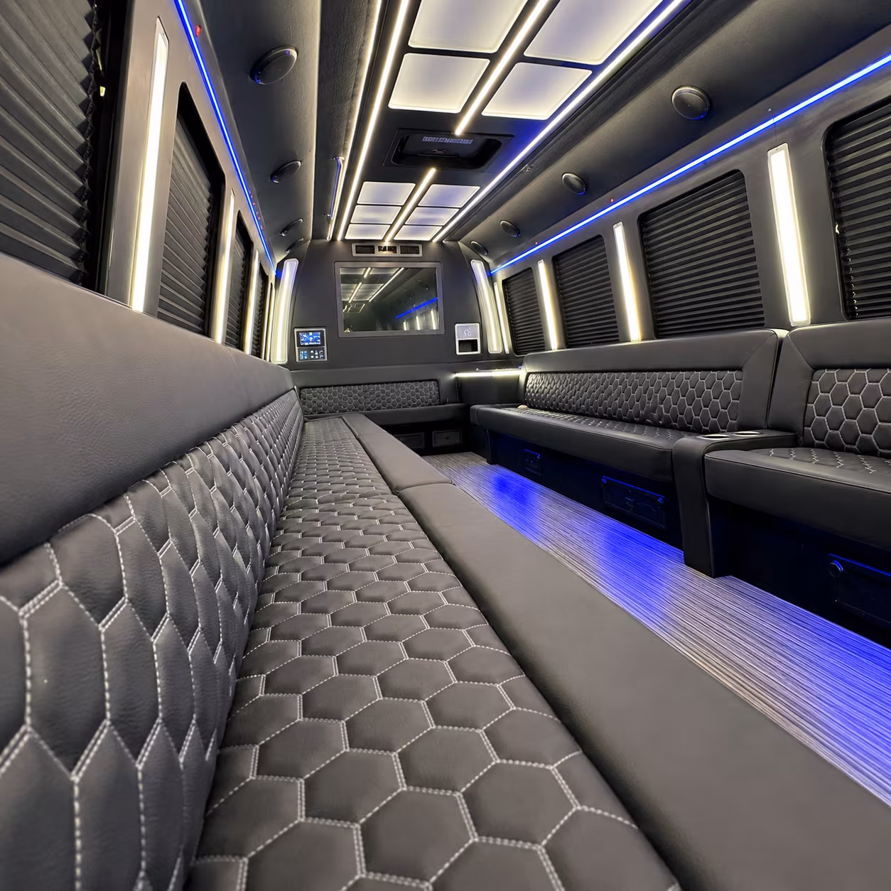 casper party bus interior