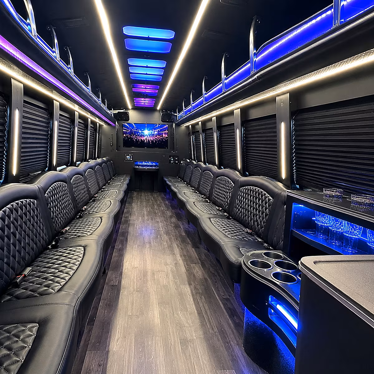 casper party bus rentals inside