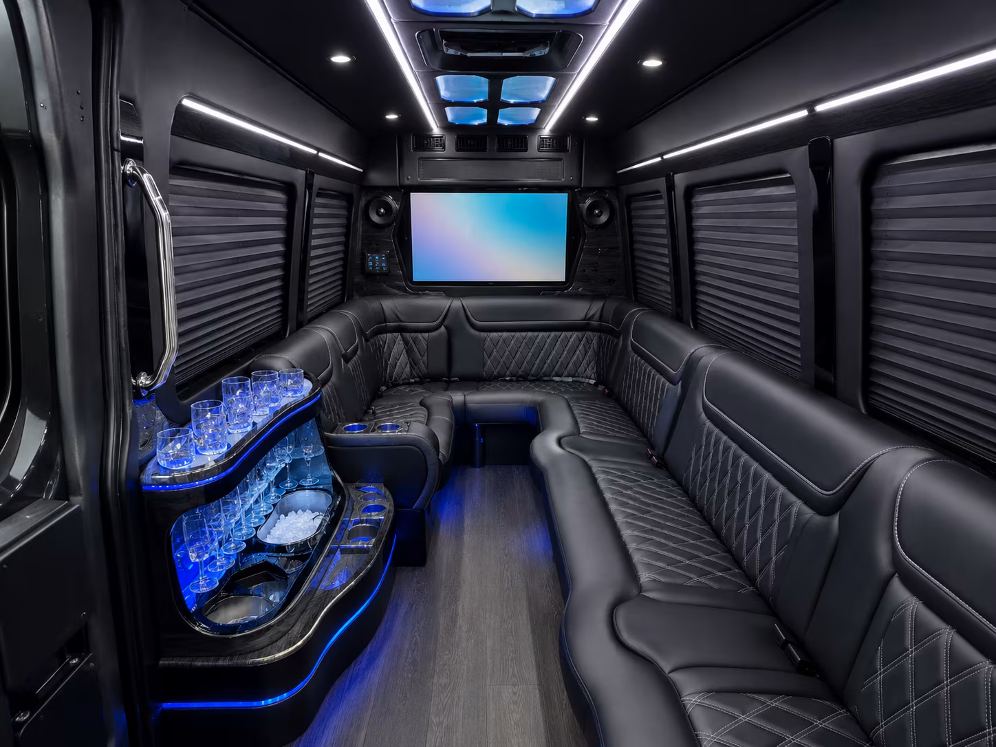 casper sprinter limousine inside